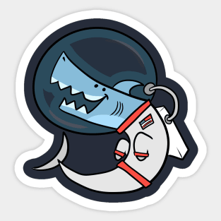 Space Shark Sticker